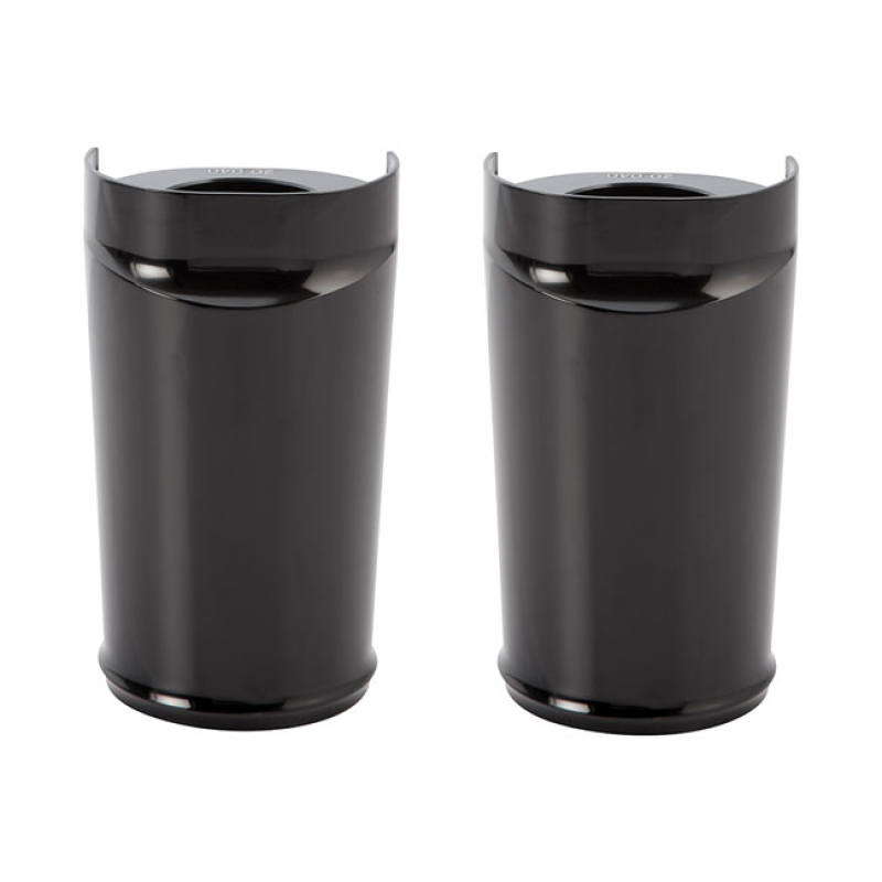 ARLEN NESS, FORK BOOTS SMOOTH. ALL BLACK CNC MACHINED ALUMINUM LIGHTWE 590369