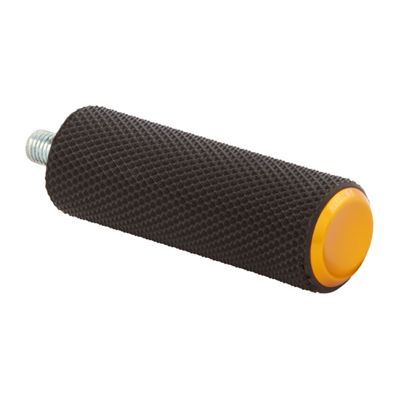 ARLEN NESS,  FUSION BRAKE/SHIFT PEG, KNURLED. GOLD GOLD ANODIZED END C 590418