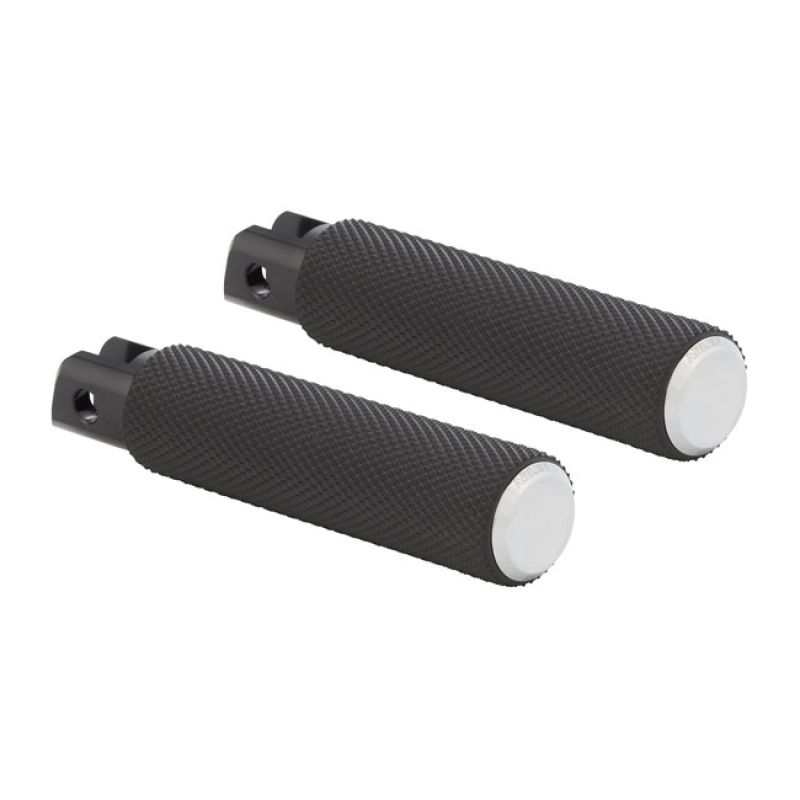 ARLEN NESS, KNURLED PASSENGER FOOTPEGS. CHROME A FUSION OF GREAT MATER 590420
