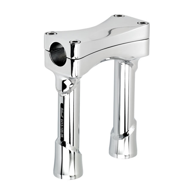 BILTWELL MURDOCK O/S STRAIGHT RISERS 6&quot; CHROME CHROME PLATED. THIS COM 590785