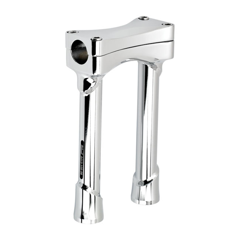 BILTWELL MURDOCK O/S STRAIGHT RISERS 8&quot; CHROME 590787