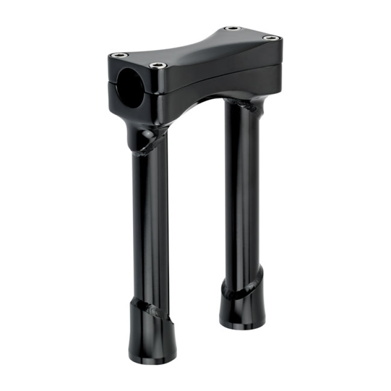 BILTWELL MURDOCK O/S STRAIGHT RISERS 8&quot; BLACK 590788