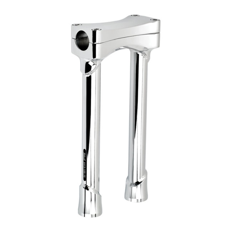 BILTWELL MURDOCK O/S STRAIGHT RISERS 10&quot; CHROME CHROME PLATED. THIS CO 590789