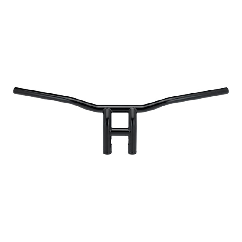 BILTWELL TYSON XL PULLBACK HANDLEBAR 8&quot; BLACK SLOTTED 590795