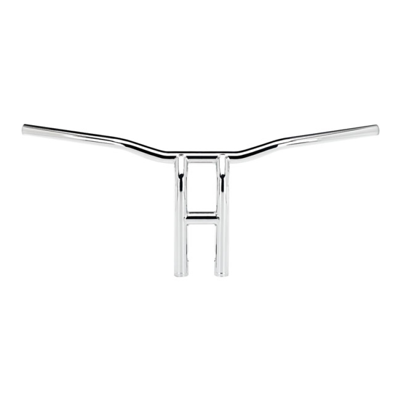 BILTWELL TYSON XL PULLBACK HANDLEBAR 12&quot; CHROME SLOTTED 590804