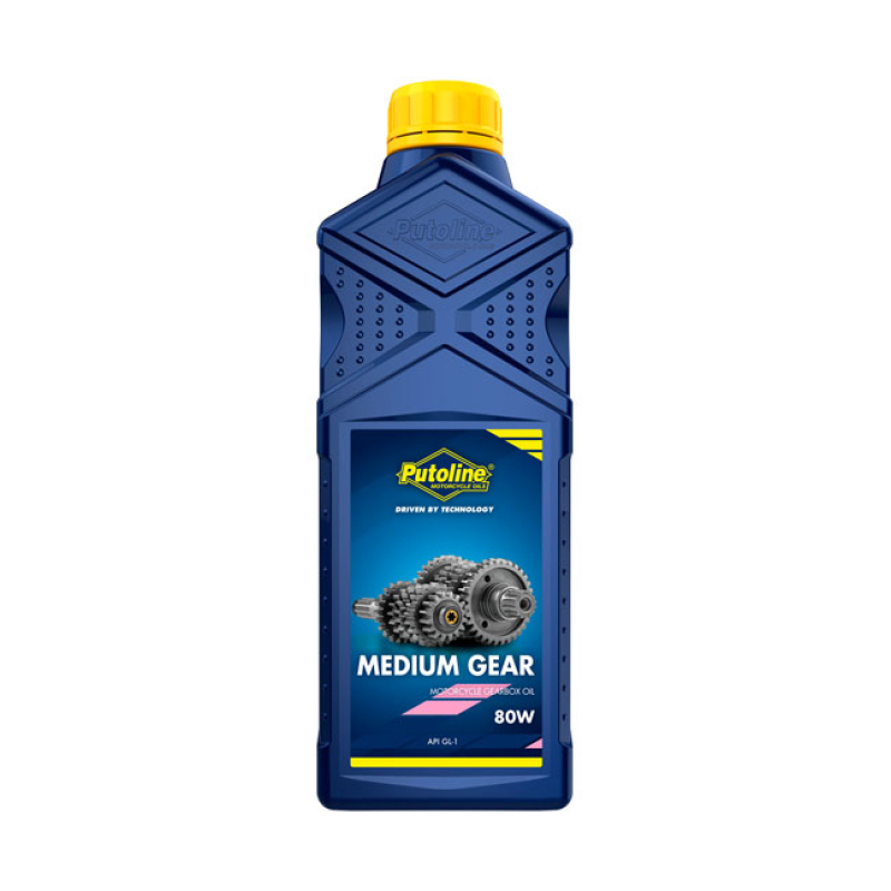 PUTOLINE, 80W MEDIUM GEAR TRANSMISSION OIL. 1 LITER 1 LITER BOTTLE. 591225