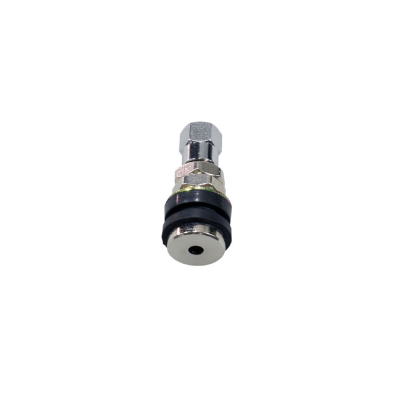 TUBELES VENTTIILI, RUUVATTAVA. SCREW-IN TUBELESS VALVE STEM. CHROME HEX CAP 592650