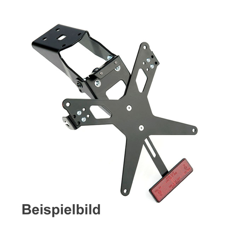 ZIEGER, UNDER FENDER LICENSE PLATE BRACKET KIT. X-LINE5 BLACK POWDER C 593522
