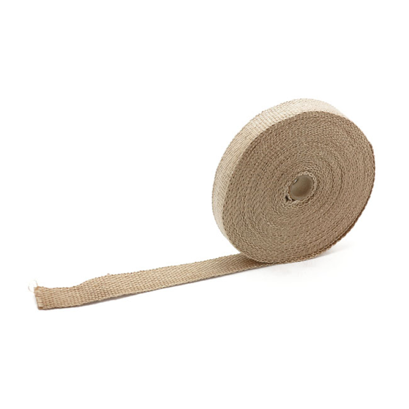 EXHAUST INSULATING WRAP. 1&quot; WIDE LIGHT BROWN FIBERGLASS EXHAUST WRAP S 597524