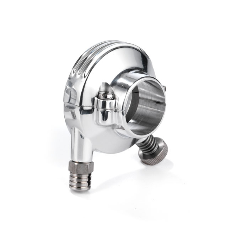 K-TECH 1&quot; DELUXE THROTTLE HOUSING. POLISHED ALUMINUM POLISHED FORGED A 597559