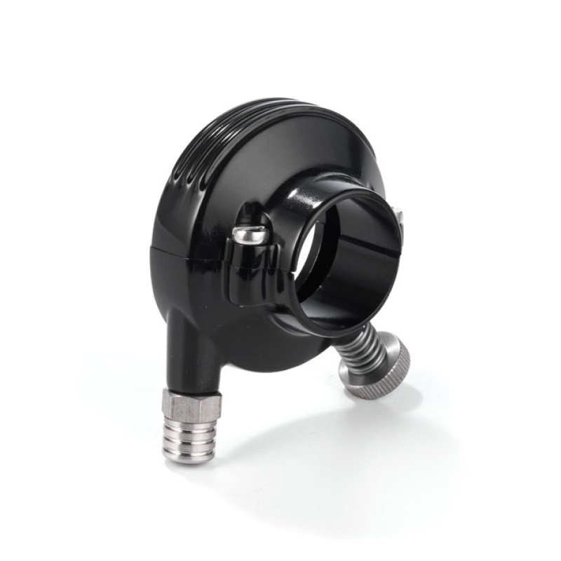 K-TECH 7/8&quot; DELUXE THROTTLE HOUSING. BLACK ANODIZED ALUMINUM BLACK ANO 597566