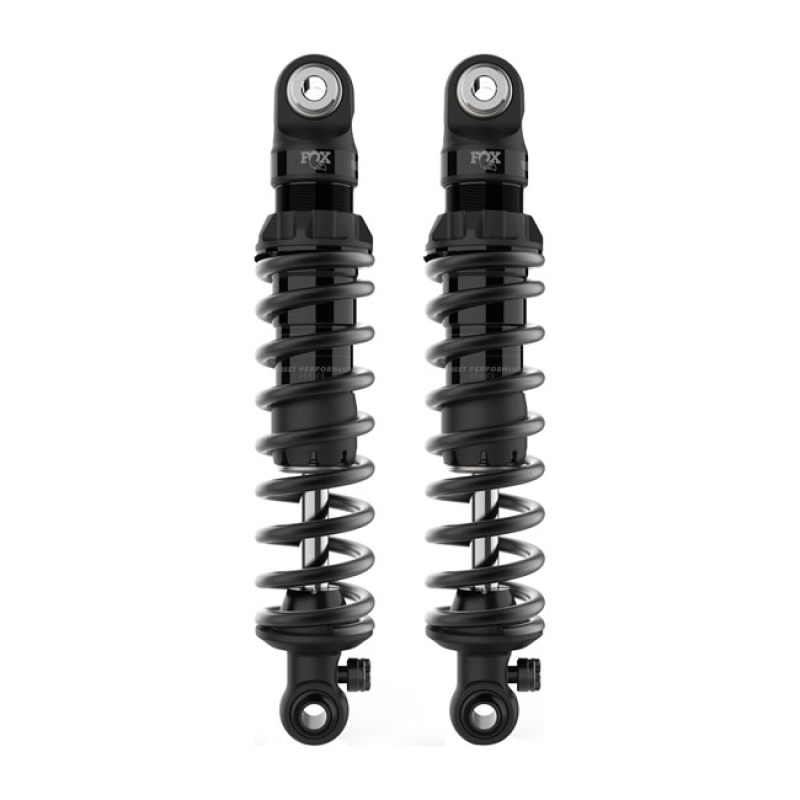 FOX IFP SHOCKS 12&quot;, BLACK 12&quot; STANDARD HEIGHT. STANDARD SPRINGS. MATTE 599068