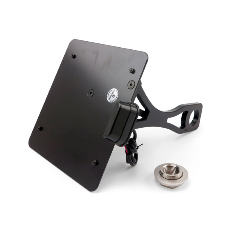 CULT-WERK, SIDE MOUNT LICENSE PLATE BRACKET. GERMANY 599109