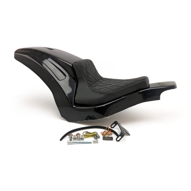 CULT-WERK, SOFTAIL WIDE FENDER KIT 'RACING'. SOLO SEAT UNPAINTED GLOSS 599133
