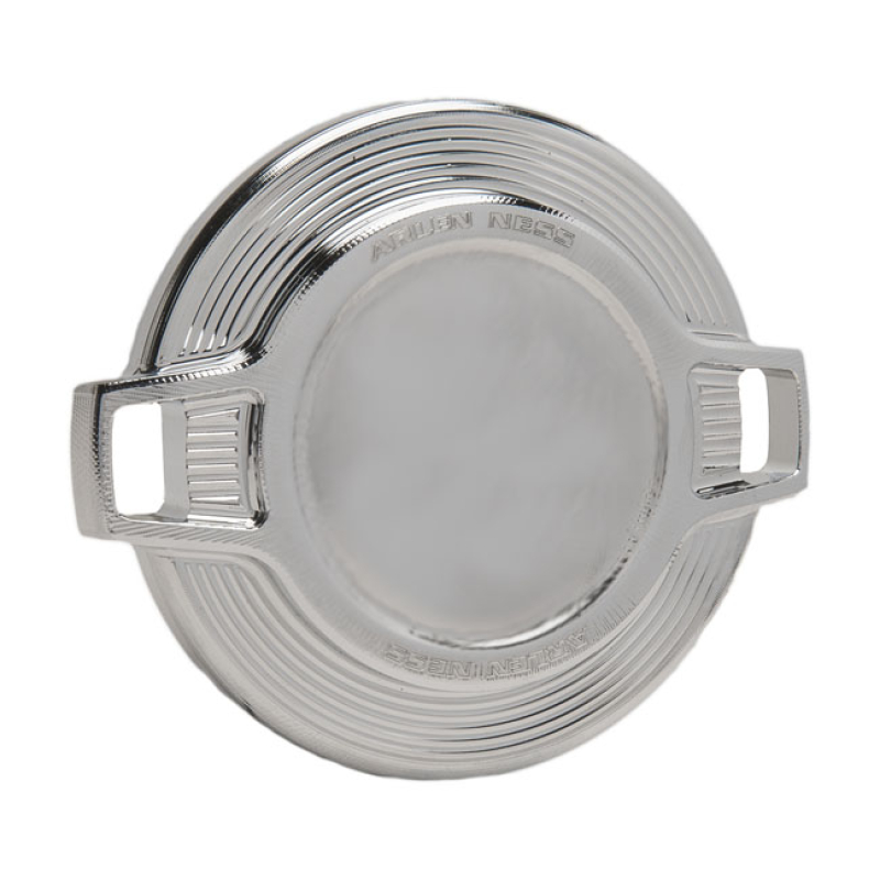 ARLEN NESS, GAS CAP BAR. CHROME CNC MACHINED FROM BILLET ALUMINUM. EXC 599442