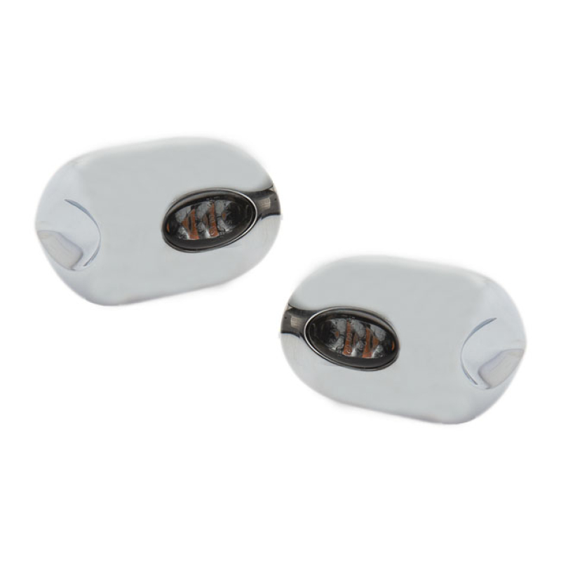 KODLIN, ELYPSE FRONT LED TURN SIGNALS. CHROME 599562