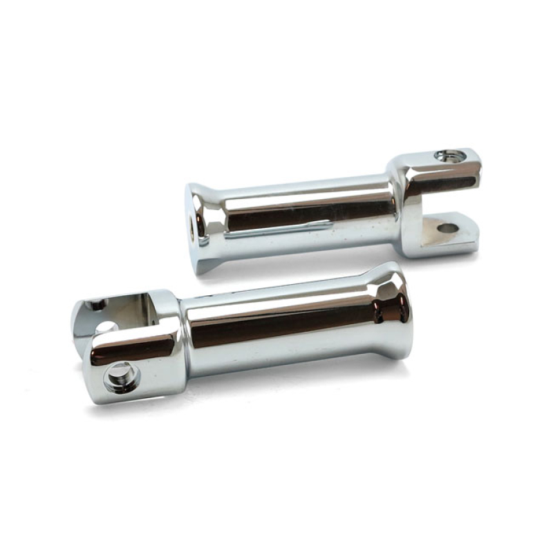 M8 SOFTAIL PASSENGER FOOTPEG MOUNTS, CHROME RIGID MOUNT. USED WHEN INS 599664