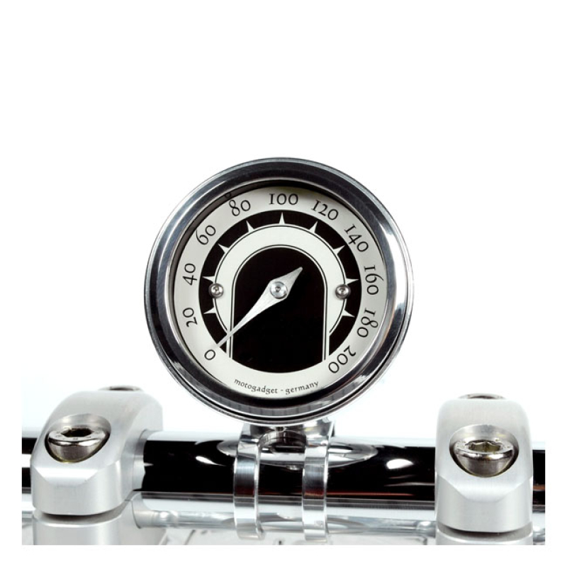 MOTOGADGET, TINY MOUNT CUP 'STREAMLINE' 22MM. POLISHED POLISHED BILLET 830109