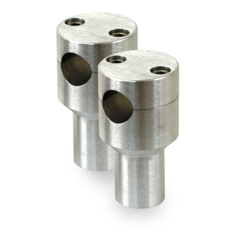 ALUMINUM RISERS. 3&quot; RISE. BRUSHED FINISH 900181