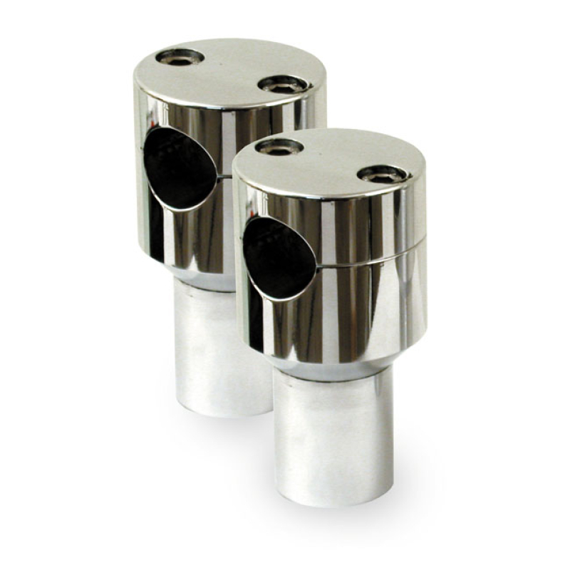 ALUMINUM RISERS. 3&quot; RISE. POLISHED FINISH 900182