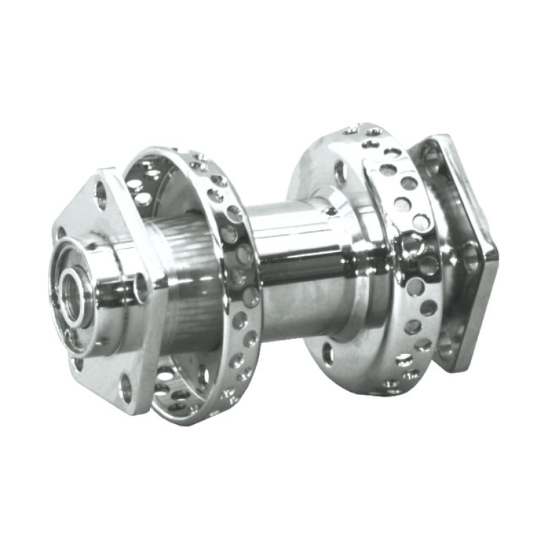 DUAL FLANGE HUB 80 SPOKES. CHROME COMPLETE CHROME PLATED STEEL DUAL FL 900236