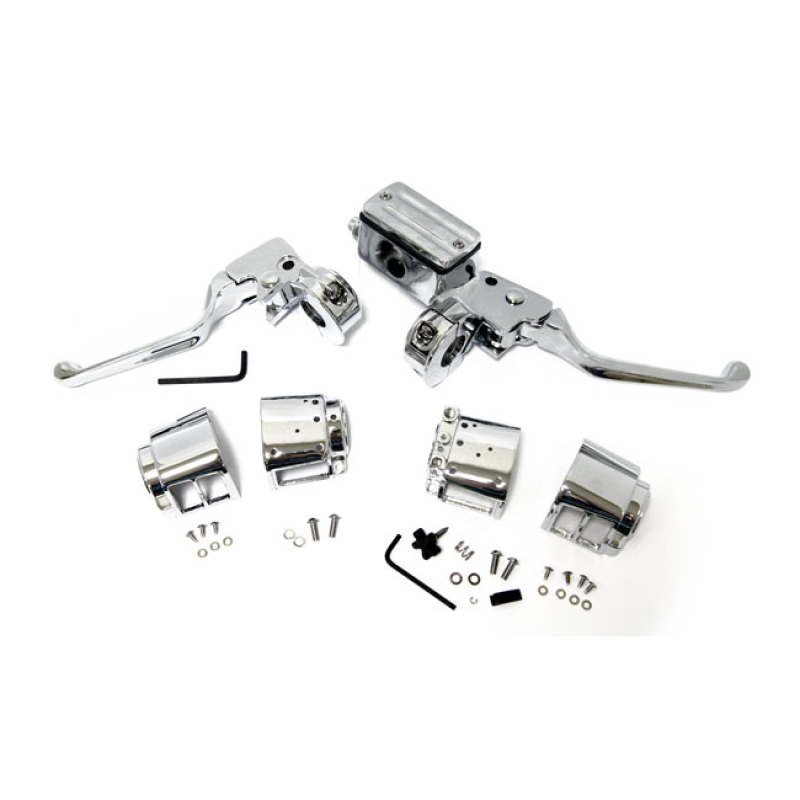CHROME H.BAR CONTROL KIT, 5/8 INCH BORE 900530
