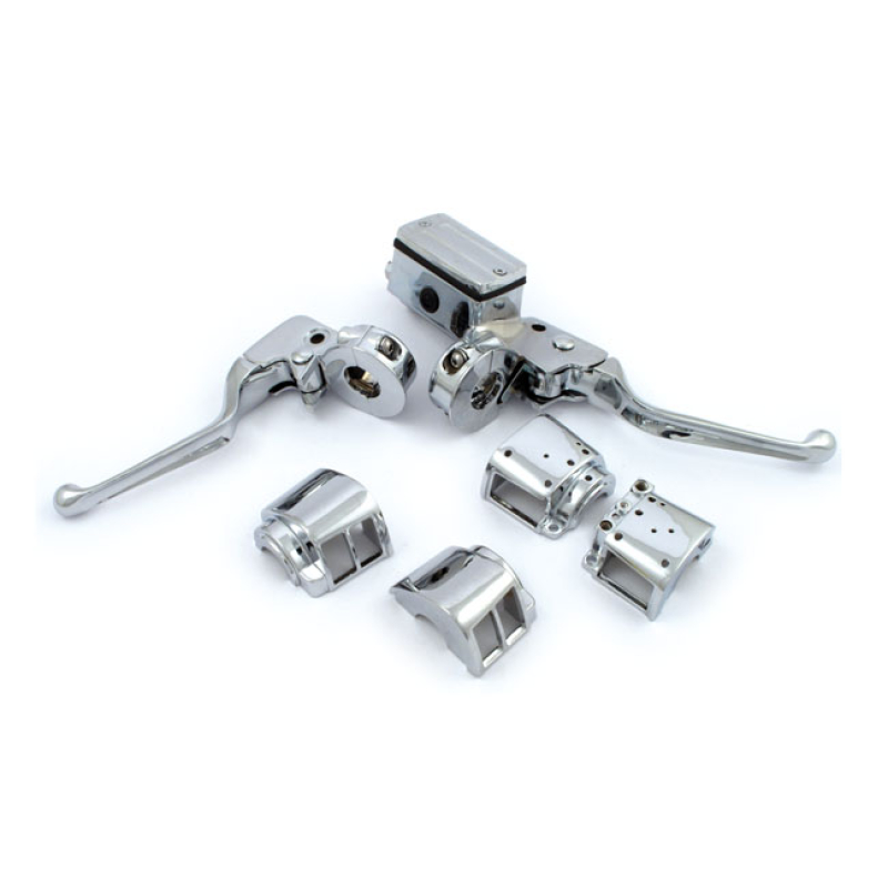 CHROME H.BAR CONTROL KIT, 3/4&quot; BORE 900532