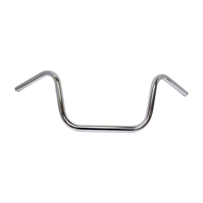 APEHANGER HANDLEBAR, 10&quot; RISE, 1&quot; CHROME CHROME PLATED STEEL; NON-DIMP 900660