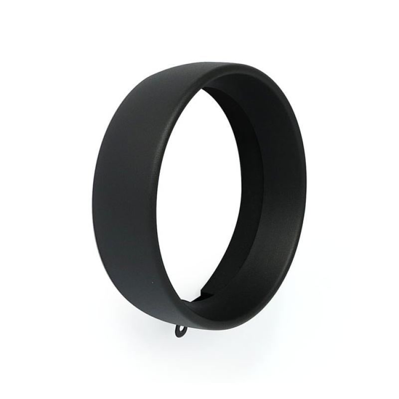 RECESSED TRIM RING. 5-3/4&quot; HEADLAMP. BLACK WRINKLE 901381