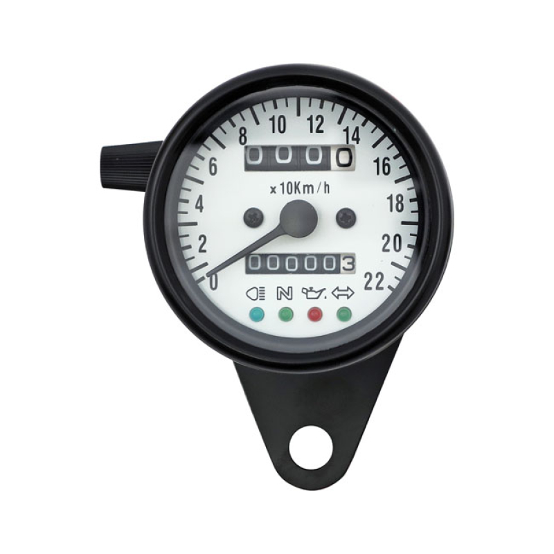 LED MINI SPEEDO 2::1 KMH. WHITE FACE 901456
