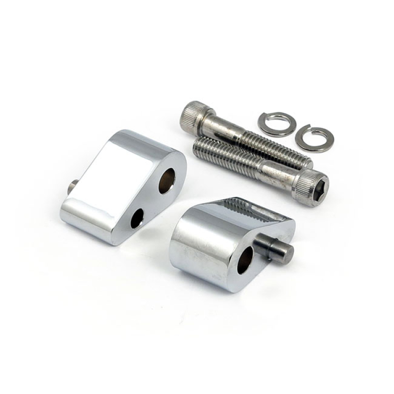 PASSENGER FLOORBOARD EXTENDERS, 1&quot; OFFSET CHROME. USED TO OFFSET THE P 901524