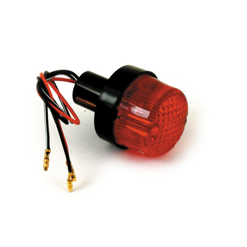 RETRO TAILLIGHT. NO LICENSE PLATE LIGHT. BLACK '- BLACK ABS  HOUSING 901812