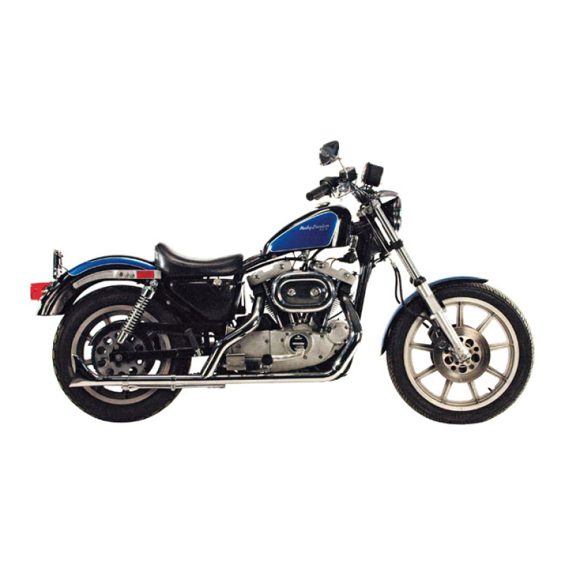PAUGHCO, 2 INTO 1 HEAD PIPES. CHROME POPULAR CLASSIC CONVERSION. TAKES 902293