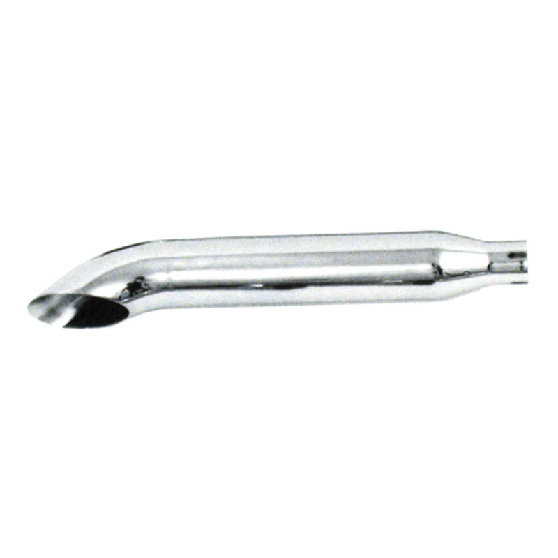 PAUGHCO, TURN OUT MUFFLER 22&quot; LONG. CHROME 3&quot; DIAMETER UNIVERSAL CRUIS 902549