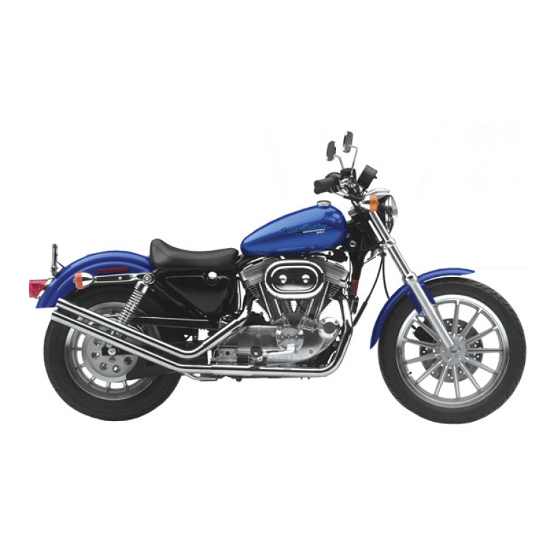 PAUGHCO, UPSWEPT DRAG PIPES. STRAIGHT CUT. CHROME 902841