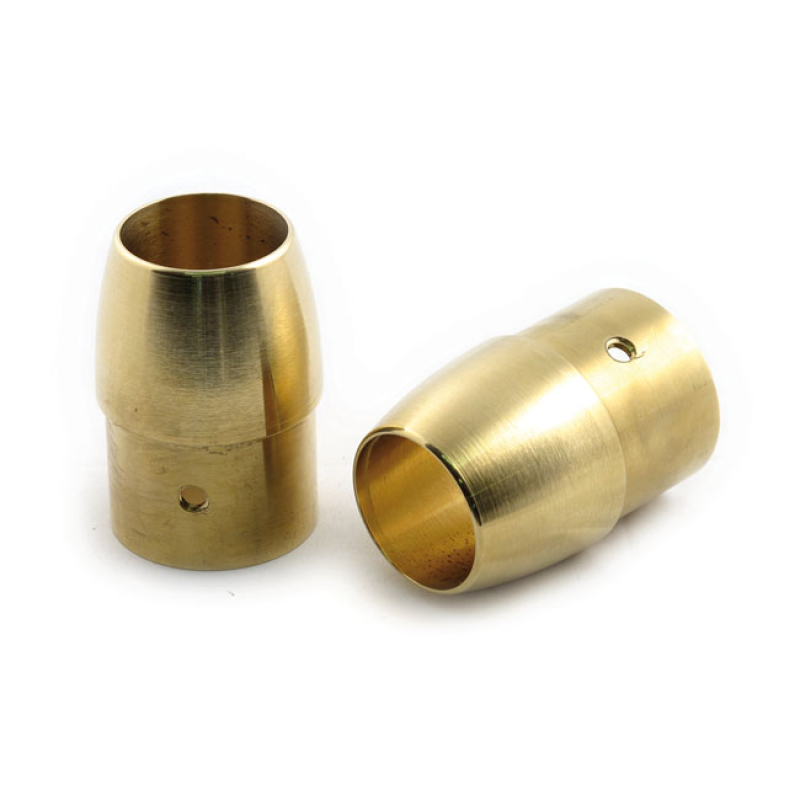PAUGHCO, BRASS EXHAUST TIP SET. 1-3/4&quot;. TAPERED 902847
