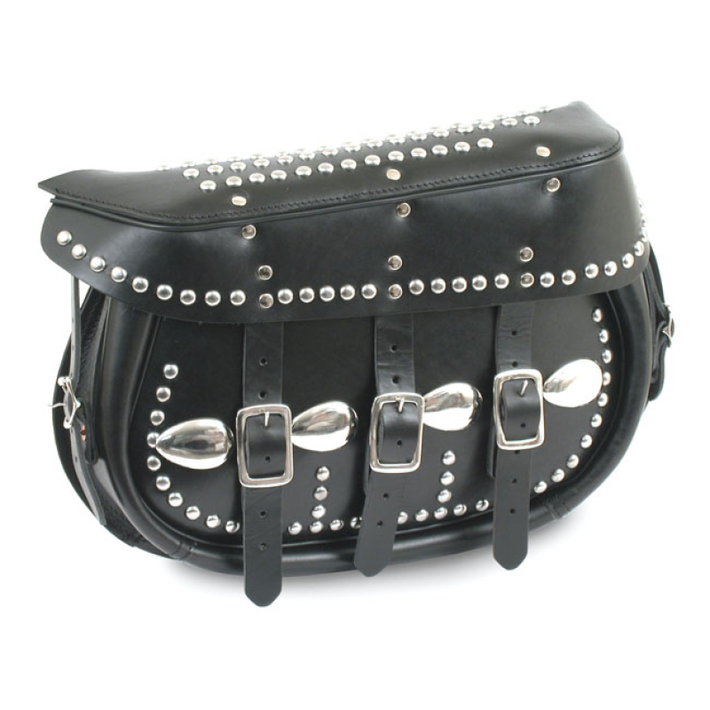KING SOFTAIL SADDLEBAGS, BLACK 903027