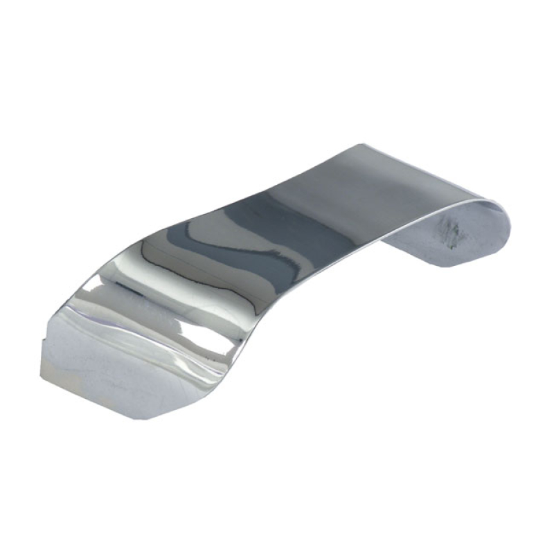 73-UP TAILLIGHT VISOR. PLAIN. CHROME CHROME PLATED STEEL. THE FINISHIN 903525
