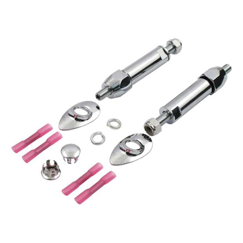CHROME REAR TURN SIGNAL RELOCATION KIT 903526