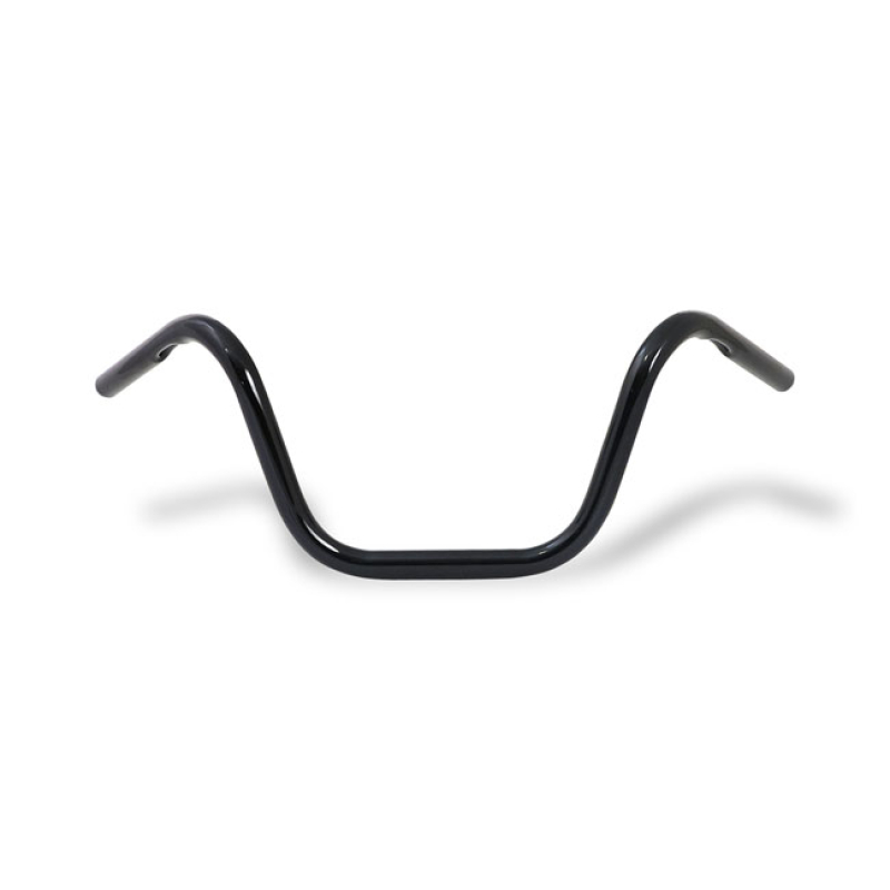 FXWG STYLE 1&quot; HANDLEBAR. BLACK GLOSS BLACK FINISHED STEEL. DIMPLED. AP 904146