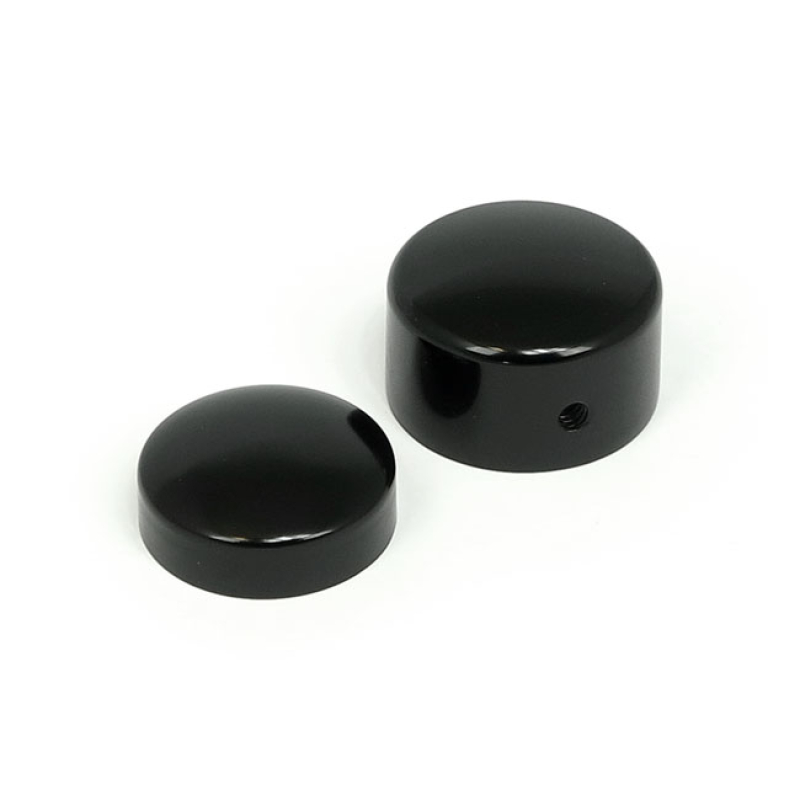 SWINGARM PIVOT BOLT COVERS BLACK 904463