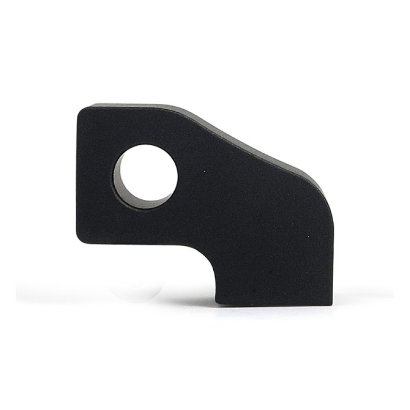 CUSTOM HEADLAMP MOUNT BLOCK. ANGLED. BLACK BLACK ALUMINUM.   3/8-16 TH 904469