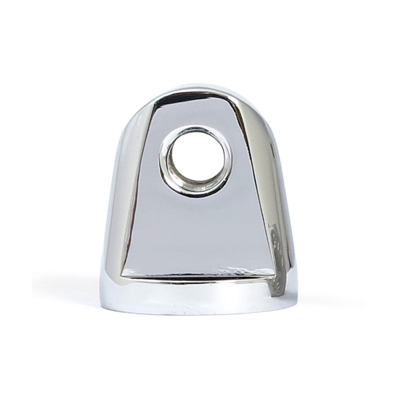 STRAIGHT CONE HEADLAMP MOUNT BLOCK. CHROME CHROME PLATED ALUMINUM.   3 904471