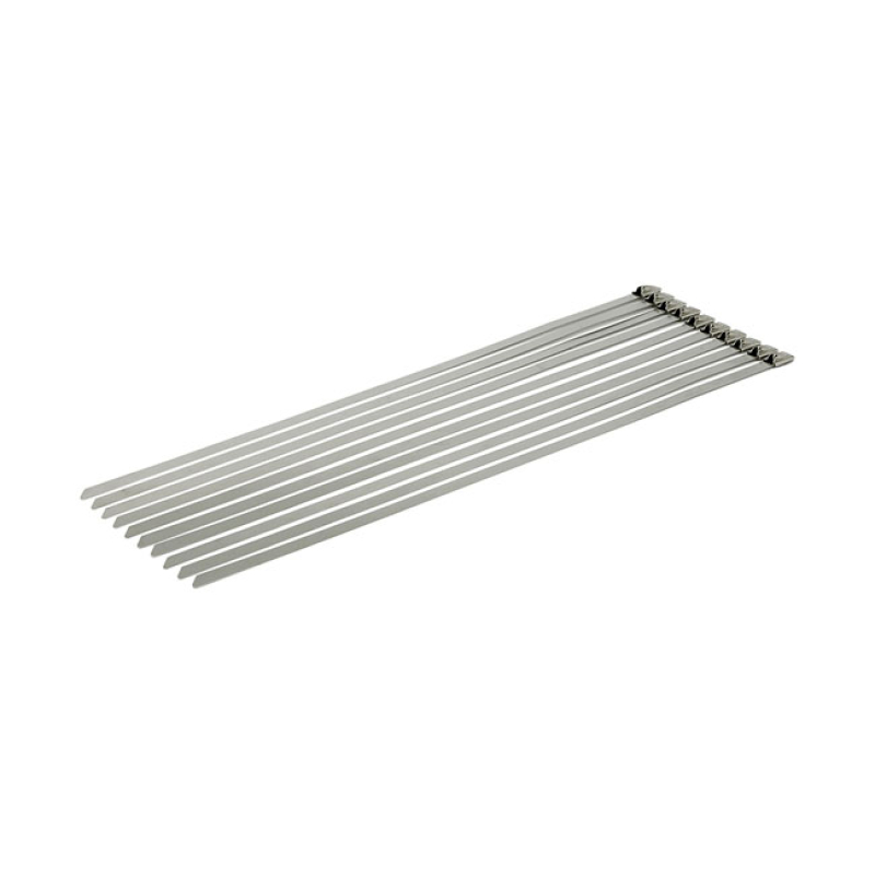 EXHAUST TIE WRAPS 14.25&quot; LONG CLEAR STAINLESS 904743