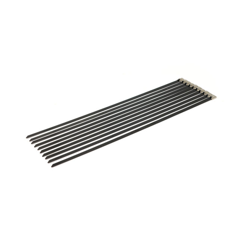 EXHAUST TIE WRAPS 14.25&quot; LONG BLACK STAINLESS 904746