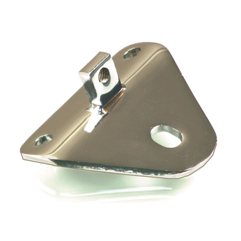 ENGINE MOUNT BRACKET, FRONT. CHROME FOR RUBBER MOUNT MODELS.  OEM STYL 904840