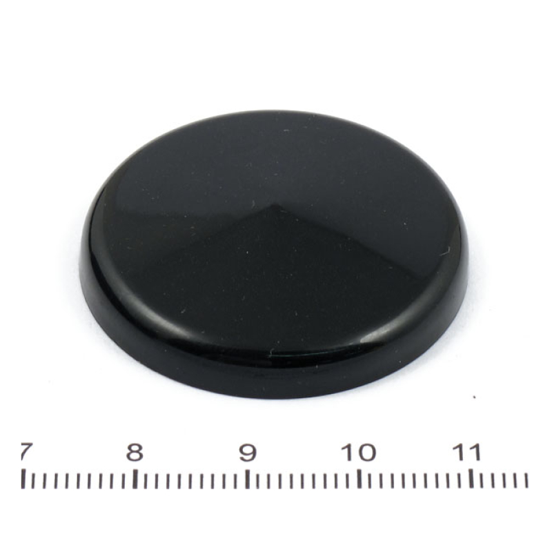 BLACK 1-7/16&quot; (35MM) DIAMETER EMBLEM 905072 CHROME 905149