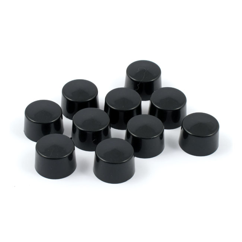 SMOOTHTOPPS, PUSH-ON BOLT COVER SET. BLACK BRAKE CALIPER, REAR, WITH 1 905153