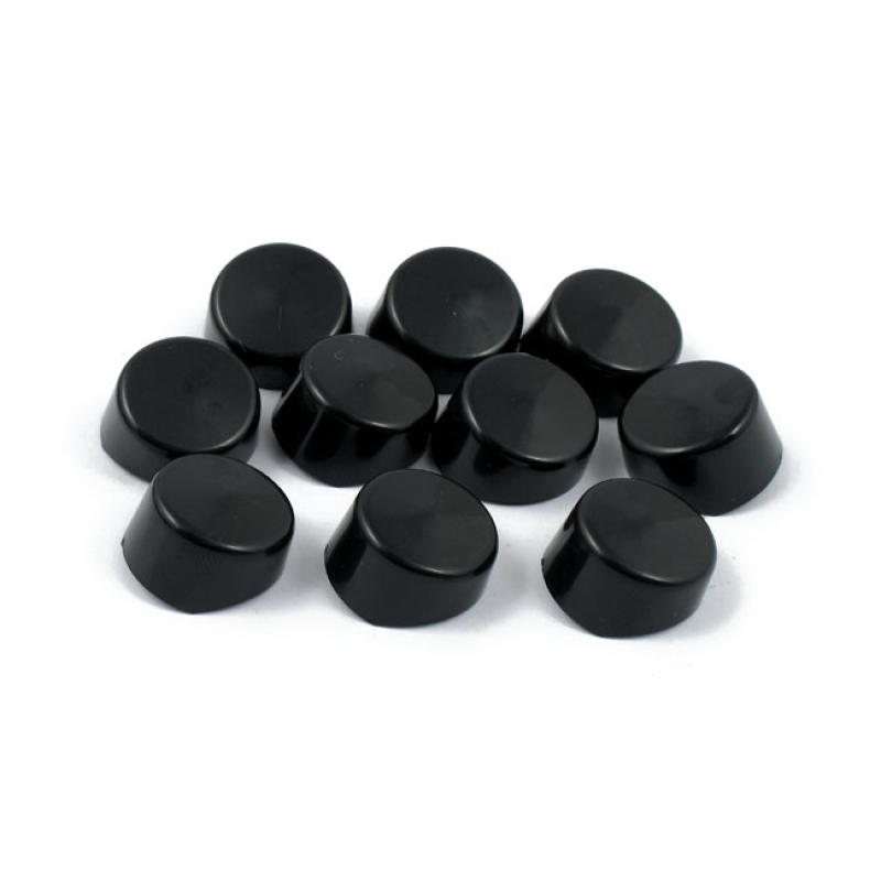 SMOOTHTOPPS, PUSH-ON COVER KIT. BLACK ROCKER BOX BOLT & COVER KIT.  SM 905156