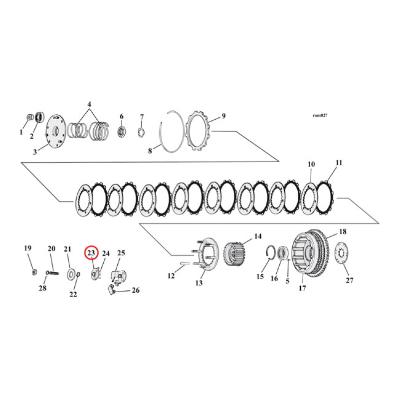 CLUTCH OUTER RAMP 905175